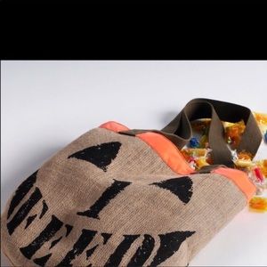 Feed Halloween Burlap Bag Trick or Treat New
